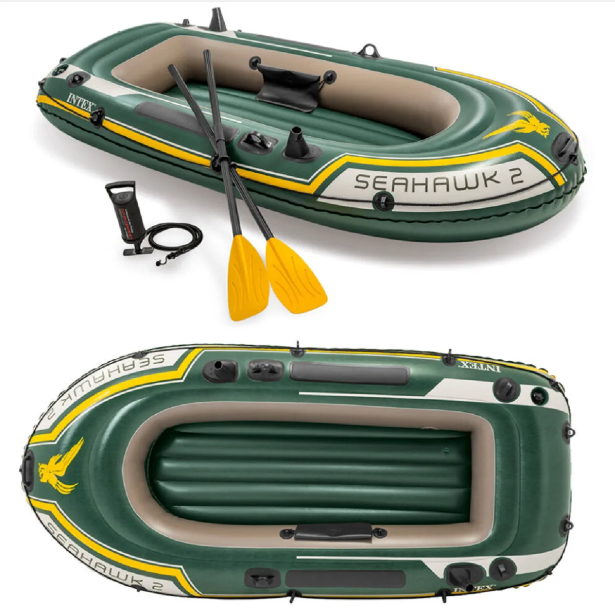 Лодка надувная Intex Seahawk 2 68347
